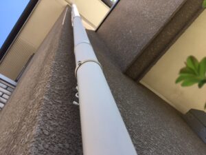 滝沢市 戸建て住宅 外壁と付帯部配管の様子｜外壁塗装前